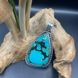Silverdragonfly Turquoise Pendant