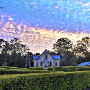 Saint Patricks Catholic Church - Heading towards sunset
