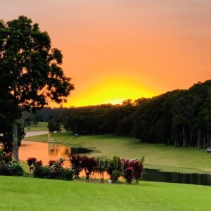 Sunset at Barrine