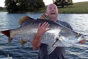 Fishing on Lake Tinaroo